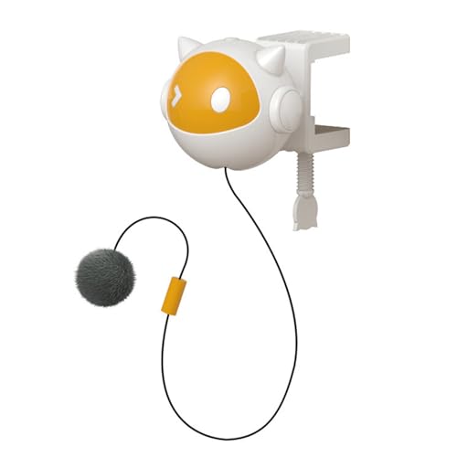 LEADSDGE Elektrisches Katzenspielzeug für Indoor-Katzen, mit langem Seil und Katzen, lustiges Zubehör, automatisches Katzenspielzeug LEADSDGE Elektrisches Katzenspielzeug für Indoor-Katzen, mit langem Seil und Katzen, lustiges Zubehör, automatisches Katzenspielzeug von LEADSDGE