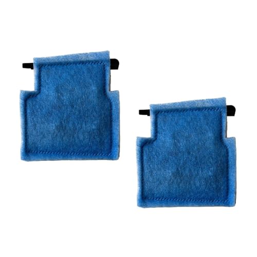 LEADSDGE Ersatz-Filter-Pad für Aquarien, Baumwollkartusche, interne Aquarium-Medien, Filter-Ersatz, 2 Stück von LEADSDGE