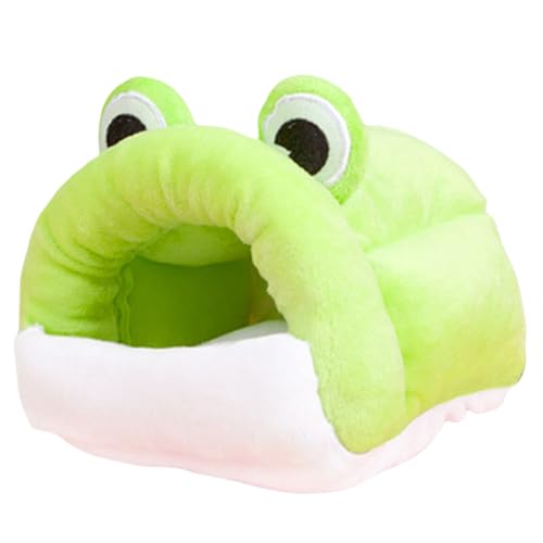 LEADSDGE Kleintierbett mit weichem Plüschpolster für Hamster, Eichhörnchen und Chinchillas, kleine Haustierkäfig-Hängematte, Bett, warmer Unterschlupf, Haustierzubehör LEADSDGE Kleintierbett mit weichem Plüschpolster für Hamster, Eichhörnchen und Chinchillas, kleine Haustierkäfig-Hängematte, Bett, warmer Unterschlupf, Haustierzubehör von LEADSDGE