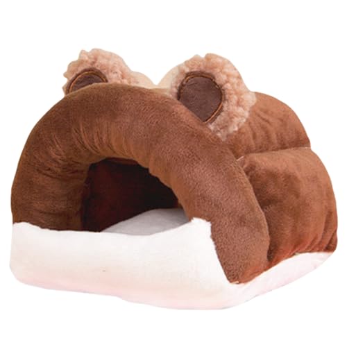 LEADSDGE Kleintierbett mit weichem Plüschpolster für Hamster, Eichhörnchen und Chinchillas, kleine Haustierkäfig-Hängematte, Bett, warmer Unterschlupf, Haustierzubehör LEADSDGE Kleintierbett mit weichem Plüschpolster für Hamster, Eichhörnchen und Chinchillas, kleine Haustierkäfig-Hängematte, Bett, warmer Unterschlupf, Haustierzubehör von LEADSDGE