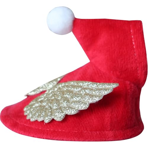 LEADSDGE Papageienumhang mit Weihnachtsmotiv, bunte Sittiche, Umhang, bequemes Vogeltuch für kleine bis große Vögel, Finken von LEADSDGE