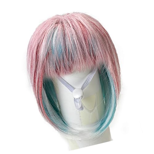 Modische Tier-Kopfbedeckung, Frisuren-Accessoire, Haarteil für jede Kleidung, Katzen, kleine Hunde, Halloween, Party, Verkleidungen, Haustierperücken für kleine Hunde und Katzen von LEADSDGE