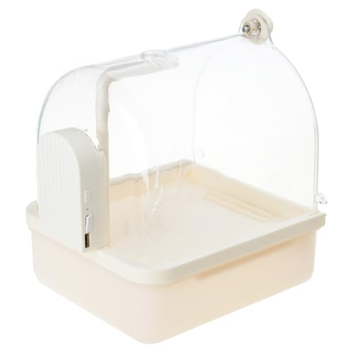 Papageien-Badewanne, automatisches Pumpen, Vogelbrunnen, verstellbar, fließend, für Haustiere, zirkulierend, verdicktes ABS, automatisches Wasser von LEADSDGE