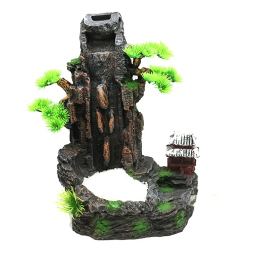 Realistische Wasserfall-Dekoration aus Kunstharz für Aquarien, natürliches Unterwasserlandschaftsdesign, Wasserfall-Aquarium-Ornamente Realistische Wasserfall-Dekoration aus Kunstharz für Aquarien, natürliches Unterwasserlandschaftsdesign, Wasserfall-Aquarium-Ornamente von LEADSDGE