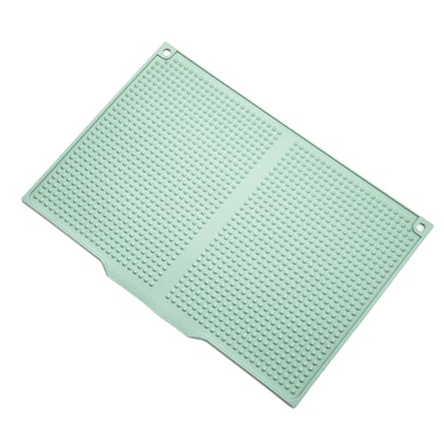 Silikon-Abflussmatten mit einzigartigen Designs, 45 x 30 cm, Abtropfmatte, Küchenablauf-Pad, geeignet für effizientes Ablassen von Wasser Silikon-Abflussmatten mit einzigartigen Designs, 45 x 30 cm, Abtropfmatte, Küchenablauf-Pad, geeignet für effizientes Ablassen von Wasser von LEADSDGE