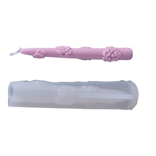 Silikonformen mit langen Stangen, Blumenform, handgefertigt, Ornament, Epoxidharz, Pflaster für lange Stangen, Silikon-Blumenpflaster, Epoxidharz Silikonformen mit langen Stangen, Blumenform, handgefertigt, Ornament, Epoxidharz, Pflaster für lange Stangen, Silikon-Blumenpflaster, Epoxidharz von LEADSDGE