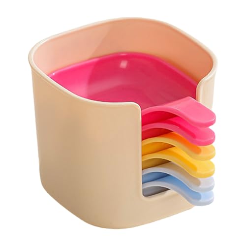 Soßenschalen aus Polypropylen in Lebensmittelqualität, Gewürztabletts für Hotpot BBQ Essen, stabil, stapelbar, Küchenzubehör, stapelbare Dip-Tabletts von LEADSDGE
