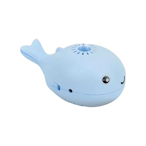 USB-betriebenes Wal-Design, elektrisches Federball-Spielzeug mit Fußball-Ventilator und Tragbarkeit, interaktives Katzenspielzeug von LEADSDGE