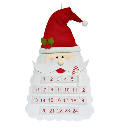 Zarte Weihnachtsbaumform Hängende Adventskalender Ornament Wand Stoff Dekoration für Zuhause und Büro Festival Wand Zarte Weihnachtsbaumform Hängende Adventskalender Ornament Wand Stoff Dekoration für Zuhause und Büro Festival Wand von LEADSDGE