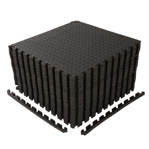 LEADZM 18-72 Stück Schutzmatten Bodenschutzmatte Set 30x30cm,Eva Sportmatte Gymnastikmatte,Kinderzimmer,Fitnessstudio,Tanzstudio,Büro usw (72) von LEADZM