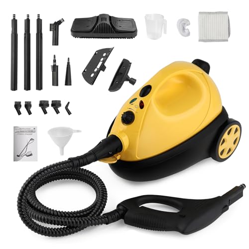 LEADZM Dampfreiniger, Mehrzweck-Dampfreiniger für Sofas mit 19 Zubehörteilen – gegen Flecken auf Fenstern, Betten, Matratzen, Teppichen, Autos und in Küchen von LEADZM