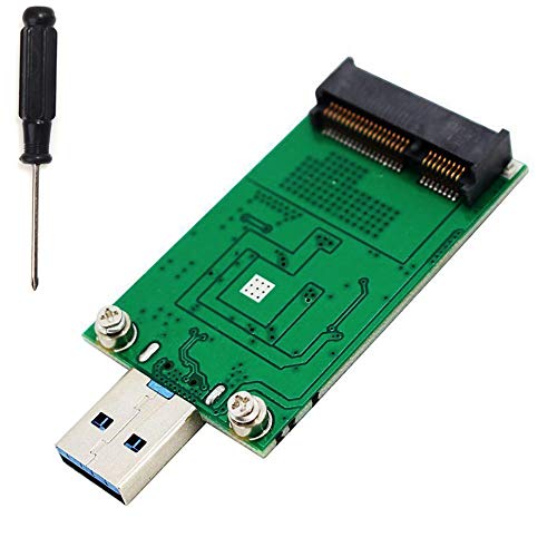 LEAGY mSATA SSD Adapter zu USB 3.0, Mini SATA Verwenden Sie als tragbares Flash Drive/Externe Festplatte, 50 mm Mini PCIe Solid State Drive Reader Converter LEAGY mSATA SSD Adapter zu USB 3.0, Mini SATA Verwenden Sie als tragbares Flash Drive/Externe Festplatte, 50 mm Mini PCIe Solid State Drive Reader Converter von LEAGY