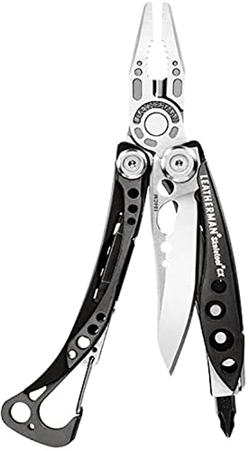 LEATHERMAN - Skeletool CX Multi-Tool, leicht und kompakt, mit 7 wichtigen Werkzeugen, aus rostfreiem Stahl, mit Nylon Holster von LEATHERMAN