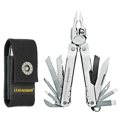 LEATHERMAN - Super Tool 300, großes Multifunktionswerkzeug mit 19 Werkzeugen und Nylonhülle von LEATHERMAN