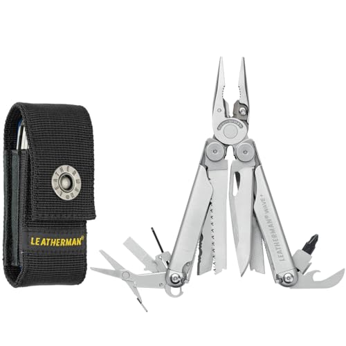 Leatherman 2H Wave Plus – Hochwertiges Multi-Tool mit 18 feststellbaren Werkzeugen – Praktische Tools für den Outdoor- oder Camping-Bereich – Edelstahl von LEATHERMAN