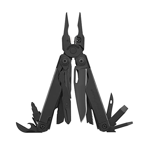 Leatherman Surge Multi-Tool - 21 strapazierfähige Werkzeuge mit Klingen - Schwarz von LEATHERMAN