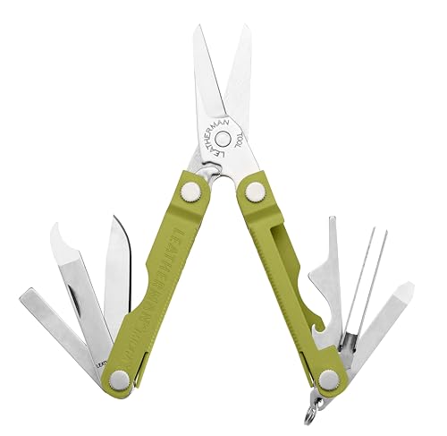 Leatherman Micra - Edelstahl-Multi-Tool für den Schlüsselbund, mit Federschere und 9 weiteren Utensilien für den täglichen Gebrauch, Mojito von LEATHERMAN