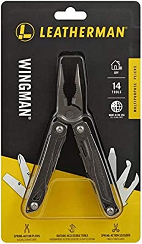 Leatherman Multi-Tools 'WINGMAN' - hochwertige Federzangen, Scheren und 12 weitere Werkzeuge von LEATHERMAN