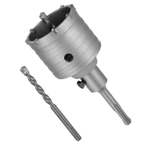 Betonbohrer Ø 68 mm mit 110 mm Rundgriff SDS Plus Schaft zum Bohrkrone von Löchern in Betonblock Zement Steinwände Heimwerker Betonbohrer Ø 68 mm mit 110 mm Rundgriff SDS Plus Schaft zum Bohrkrone von Löchern in Betonblock Zement Steinwände Heimwerker von LEAZZLE