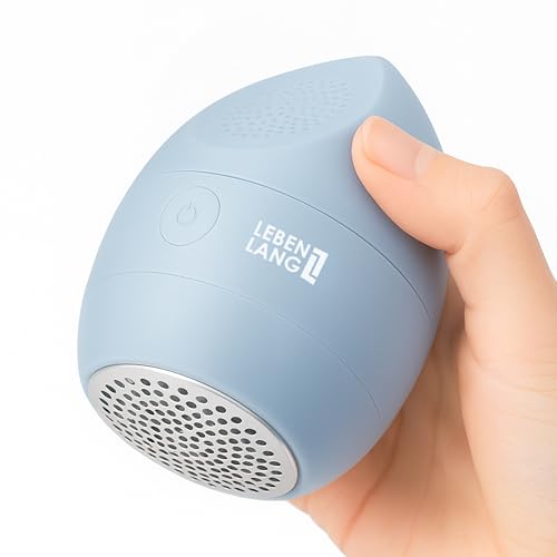 LEBENLANG Mini Fusselrasierer Elektrisch - Inkl. Ersatzklingen & Reinigungspinsel I Fusselentferner Kleidung Pilling Rasierer Fuselrasier elektrisch I Fabric Shaver Entfussler Lint Remover Clothes von LEBENLANG