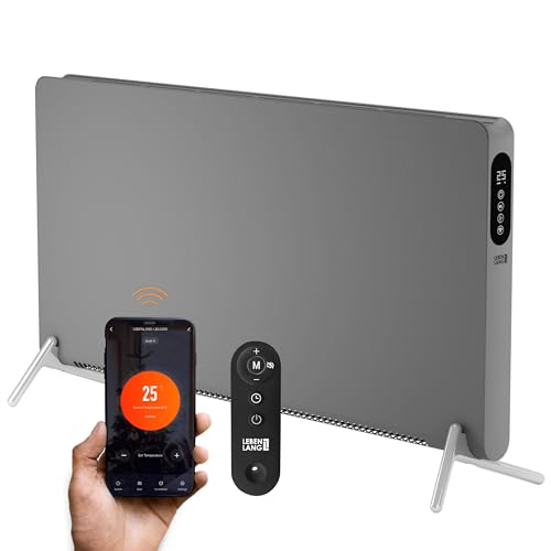 LEBENLANG Konvektor Elektroheizung Energiesparend - Inkl. WiFi & APP, Fernbedienung I Stand & Wandmontage I Eco Warm Heizgerät Elektrische Heizgeraete I Wand Heizung Elektrisch Elektro Heizkörper LEBENLANG Konvektor Elektroheizung Energiesparend - Inkl. WiFi & APP, Fernbedienung I Stand & Wandmontage I Eco Warm Heizgerät Elektrische Heizgeraete I Wand Heizung Elektrisch Elektro Heizkörper von LEBENLANG