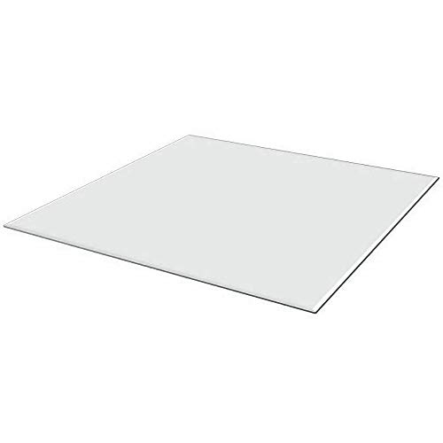 Glasplatte TERRY 70x70cm Facettenschliff ESG Gehärtetes Glas Scheibe Bodenplatte von LEBENSwohnART