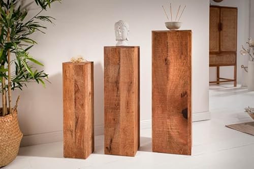 LEBENSwohnART Massives Deko-Säulen-Set SARA 3-TLG. ca.H80cm Pflanzsäule Mango Natur LEBENSwohnART Massives Deko-Säulen-Set SARA 3-TLG. ca.H80cm Pflanzsäule Mango Natur von LEBENSwohnART
