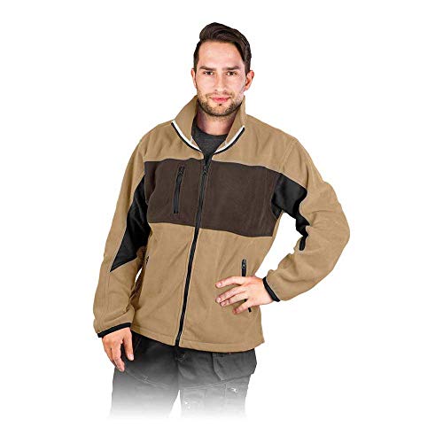Leber & Hollman Herren Fleece-Arbeitsjacke LH-FMN-P, Stehkragen, langarm, Fleece 290 g/m2 aus 100% Polyester, mit Reißverschluss, elastische Paspel-Bündchen an Ärmel und Saum Leber & Hollman Herren Fleece-Arbeitsjacke LH-FMN-P, Stehkragen, langarm, Fleece 290 g/m2 aus 100% Polyester, mit Reißverschluss, elastische Paspel-Bündchen an Ärmel und Saum von LEBER & HOLLMAN