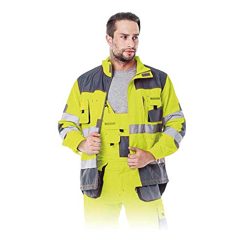 Leber & Hollman Herren Schutzjacke LH-FMN-J, 100% Polyester 270 g/m2, Hochkragen, Reißverschluss und Klettverschlüsse, verlängerte Rückenpartie, Lüftung Leber & Hollman Herren Schutzjacke LH-FMN-J, 100% Polyester 270 g/m2, Hochkragen, Reißverschluss und Klettverschlüsse, verlängerte Rückenpartie, Lüftung von LEBER & HOLLMAN