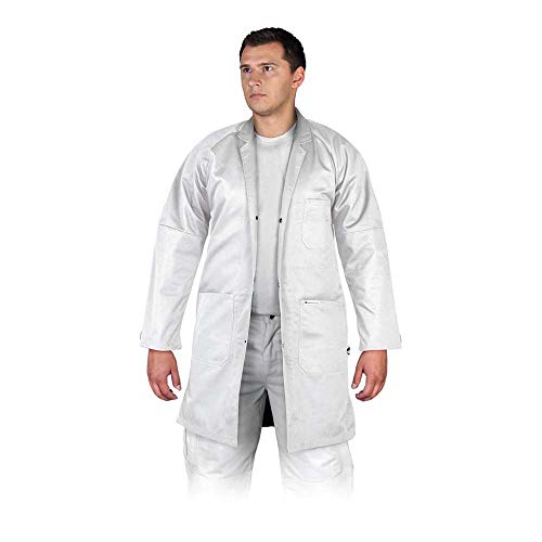 Leber & Hollman Herren Schutzschürze LH-COATER, 60% Polyester 35% Baumwolle 270 g/m2, mit Knopfleiste mit Druckknöpfen, Ärmel mit Klettverschlüssen, High Technology Fabric Leber & Hollman Herren Schutzschürze LH-COATER, 60% Polyester 35% Baumwolle 270 g/m2, mit Knopfleiste mit Druckknöpfen, Ärmel mit Klettverschlüssen, High Technology Fabric von LEBER & HOLLMAN