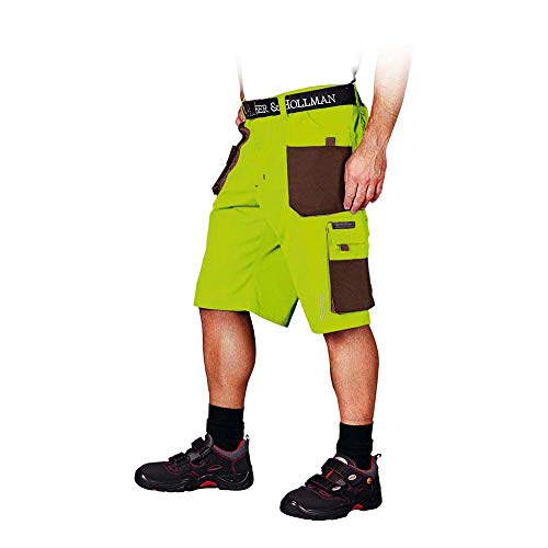 Leber & Hollman Herren kurze Arbeitshose LH-FMN-TS, 65% Polyester 35% Baumwolle 270 g/m2, Bundhose mit Multifunktionstaschen+ Schlaufe und Schlüsselhaken Leber & Hollman Herren kurze Arbeitshose LH-FMN-TS, 65% Polyester 35% Baumwolle 270 g/m2, Bundhose mit Multifunktionstaschen+ Schlaufe und Schlüsselhaken von LEBER & HOLLMAN