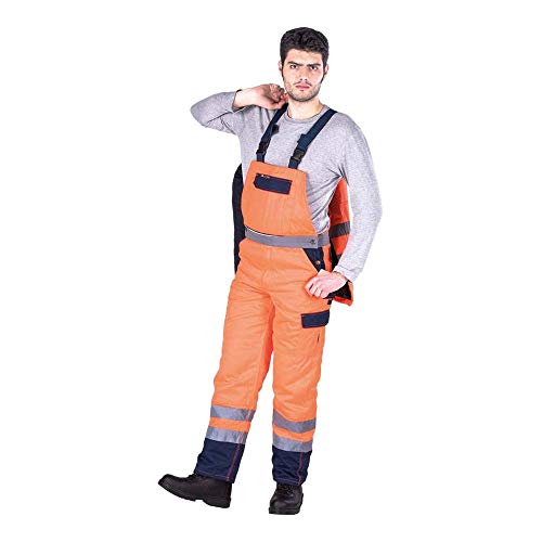 Leber&Hollman LH-BIBWINTER_XL Vister Gefütterte Schutzlatzhose, Orange-Dunkel Blau, XL Größe Leber&Hollman LH-BIBWINTER_XL Vister Gefütterte Schutzlatzhose, Orange-Dunkel Blau, XL Größe von LEBER & HOLLMAN