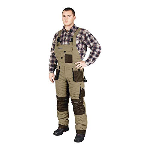Leber&Hollman LH-FMNW-B_BE3XXXL Formen Gefütterte Schutzlatzhose, Beige-Braun-Schwarz, XXXL Größe Leber&Hollman LH-FMNW-B_BE3XXXL Formen Gefütterte Schutzlatzhose, Beige-Braun-Schwarz, XXXL Größe von LEBER & HOLLMAN