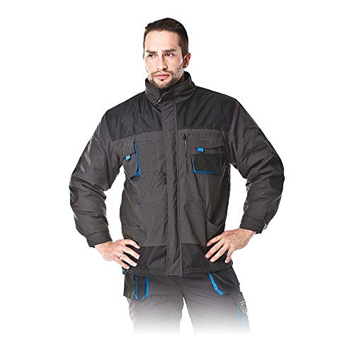 Leber&Hollman LH-Fmnw-J_Sbnl Formen gefütterte Schutzjacke, Grau-Schwarz-Blau, L Größe Leber&Hollman LH-Fmnw-J_Sbnl Formen gefütterte Schutzjacke, Grau-Schwarz-Blau, L Größe von LEBER & HOLLMAN