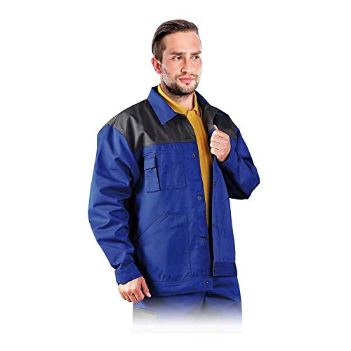 Leber&Hollman LH-MELTER_NSXL Cotton Blue Schutzbluse, Blau-Grau, XL Größe Leber&Hollman LH-MELTER_NSXL Cotton Blue Schutzbluse, Blau-Grau, XL Größe von LEBER & HOLLMAN
