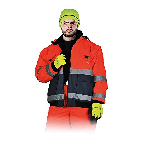 Leber&Hollman RAWPOL Fleece-isolierte Schutzjacke mit Kapuze mit Reflexstreifen abnehmbare Ärmel Arbeitskleidung Polyester Oxford 300D XL Rot-Marineblau Leber&Hollman RAWPOL Fleece-isolierte Schutzjacke mit Kapuze mit Reflexstreifen abnehmbare Ärmel Arbeitskleidung Polyester Oxford 300D XL Rot-Marineblau von LEBER & HOLLMAN