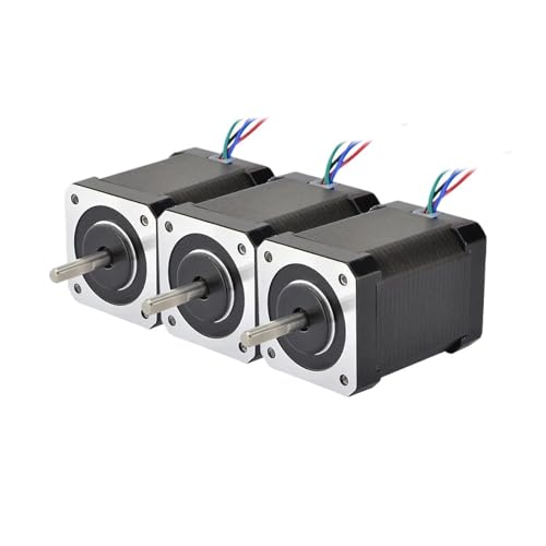 LEBMCBVTVV Schrittmotor 3PCS Nema 17 Stepper Motor 60mm 65Ncm(92oz.in) 2.1A 4-Lead Nema17 Step Motor 42BYGH for 3D Printer Motor von LEBMCBVTVV