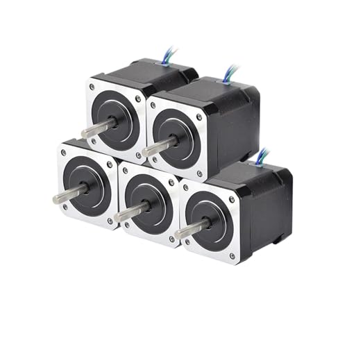 LEBMCBVTVV Schrittmotor 5PCS Nema 17 Stepper Motor 48mm 2A 17HS19-2004S1 Motor Nema17 59Ncm(84oz.in) 4-Lead Step Motor von LEBMCBVTVV