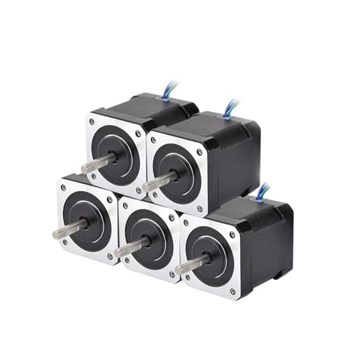 LEBMCBVTVV Schrittmotor 5PCS Nema 17 Stepper Motor 48mm 2A 17HS19-2004S1 Motor Nema17 59Ncm(84oz.in) 4-Lead Step Motor von LEBMCBVTVV