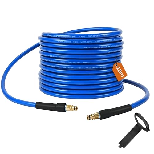 15m Blau Hochdruckschlauch für Kärcher K2-K7 Hochdruckreiniger Schlauch mit Quick-Connect Anschluss Hochdruckreiniger Schlauch Zubehör Hochdruckreiniger Verlängerungsschlauch Ersatzteile ﻿ ﻿ von LEBOKJ