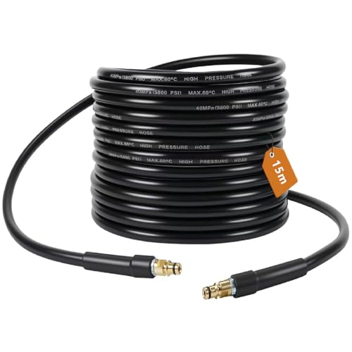 15m Hochdruckschlauch für Kärcher K2 K3 K4 K5 K6 K7 Hochdruckreiniger Schlauch mit Quick-Connect Anschluss Hochdruckreiniger Schlauch Zubehör Hochdruckreiniger Verlängerungsschlauch Ersatzteile von LEBOKJ
