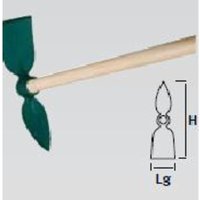 Geschmiedete Hacke mit Klinge und Zunge - 26 cm - 100 % PEFC-zertifizierter Holzgriff Leborgne Geschmiedete Hacke mit Klinge und Zunge - 26 cm - 100 % PEFC-zertifizierter Holzgriff Leborgne von LEBORGNE