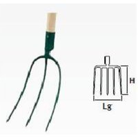 Heugabel mit 3 Zinken - 26 cm - 100% PEFC-zertifizierter Holzgriff Leborgne Heugabel mit 3 Zinken - 26 cm - 100% PEFC-zertifizierter Holzgriff Leborgne von LEBORGNE