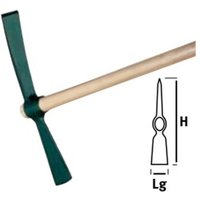 Spitzhacke, Rundtülle 2 kg - ohne Stiel Leborgne Spitzhacke, Rundtülle 2 kg - ohne Stiel Leborgne von LEBORGNE