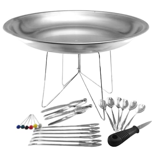 Lebrun 923000 Servierplatte für Meeresfrüchte, Edelstahl Lebrun 923000 Servierplatte für Meeresfrüchte, Edelstahl von LEBRUN