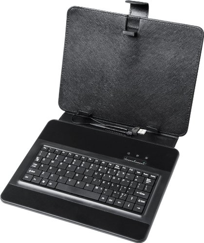 LECHPOL Zubehör für Tablet-Schutzhüllen Marke Modell KOM0487 Universal für Tablets 9,7 Zoll mit USB-Tastatur von LECHPOL