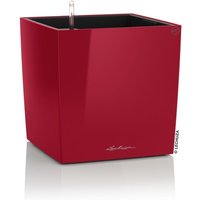 LECHUZA CUBE Premium 40 Komplettset scarlet rot hochglanz von LECHUZA