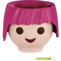 Lechuza Blumentopf Playmobil® OJO Ø 21 cm ruby pink von LECHUZA
