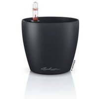 Lechuza Übertopf Kunststoff Classico Color 12 Komplettset Ø 13 x 12 cm schiefergrau von LECHUZA