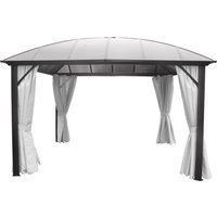 LECO Hardtop-Pavillon, BxHxL: 365 x 198 x 365 cm, freistehend - grau LECO Hardtop-Pavillon, BxHxL: 365 x 198 x 365 cm, freistehend - grau von LECO